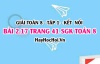 Bài 2.17 SGK Toán 8 tập 1 Kết nối tri thức